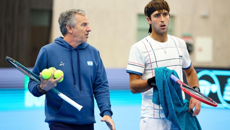 Javier Frana entrenará y acompañará a Etcheverry en los próximos torneos ATP. 