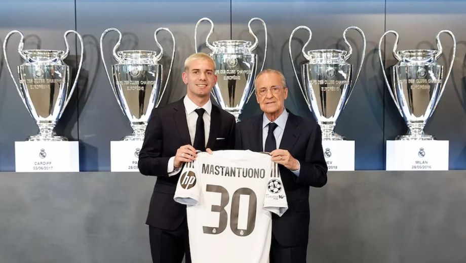 Franco Mastantuono tuvo su presentación oficial como nuevo jugador del Real Madrid.