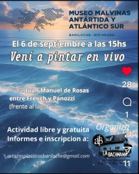Imagen VENI A PINTAR EN VIVO! Al museo Malvinas, Antártida y atlántico sur