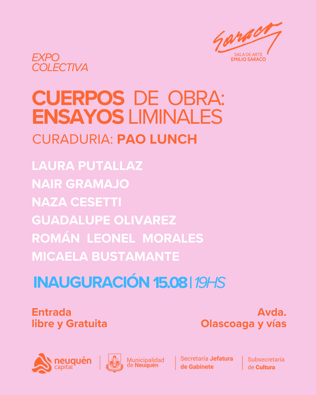 Inauguración exposición «Cuerpos de obra: Ensayos liminales»