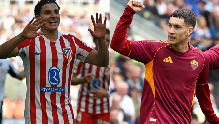 Álvarez y Soulé anotaron para sus equipos en encuentros amistosos de preparación.