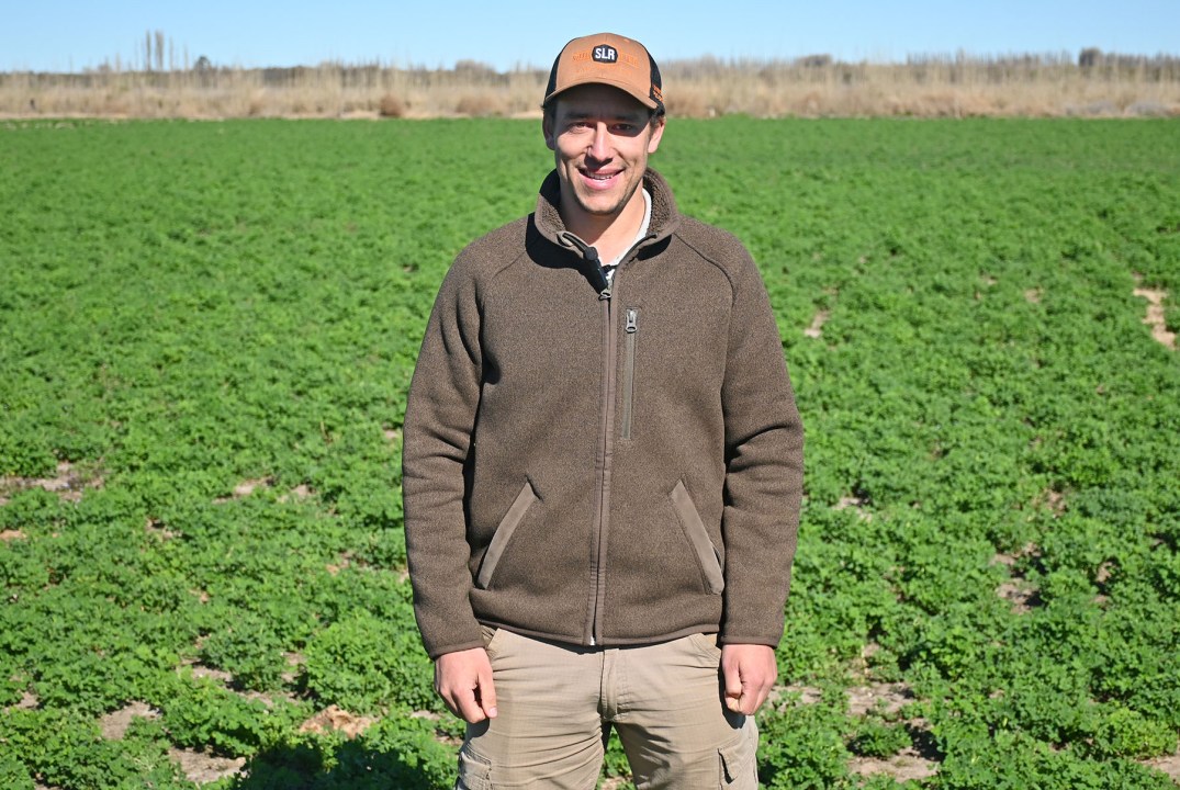 Tomás de Larminat, gerente de Agricultura y Ganadería de los O'Dwyer. Foto: Florencia Salto.