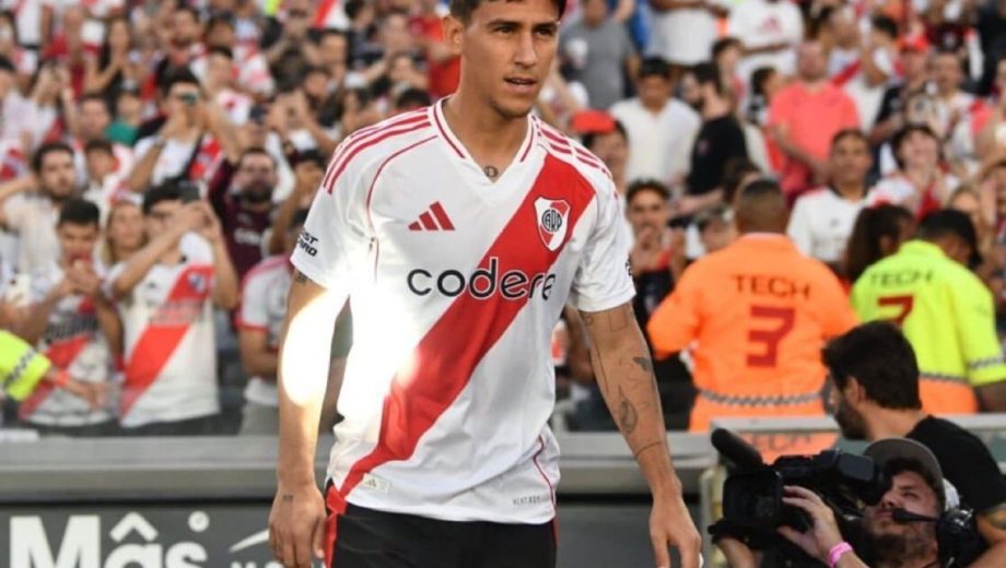 Matías Rojas disputó ocho partidos con la camiseta de River.