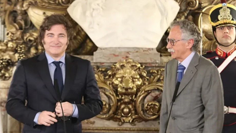 Javier Milei y Mario Lugones. (Foto: Gentileza  Letra P).