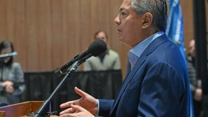 Para Rolando Figueroa, era «mejorable» la ley para el reparto de ATN y del Impuesto a los Combustibles