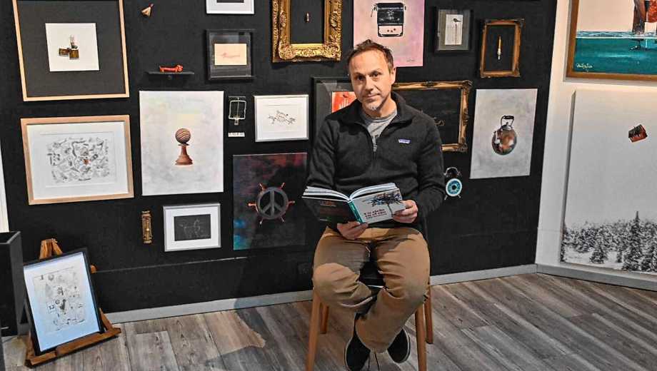 Pablo Bernasconi publicó un libro de poesía para adultos. Foto Alfredo Leiva.