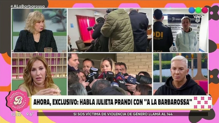 Julieta Prandi y el enojo con Analía Franchín. 