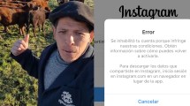 Imagen de Víctor díaz, el peón rural echado de una estancia fue suspendido en Instagram y Facebook: los motivos 
