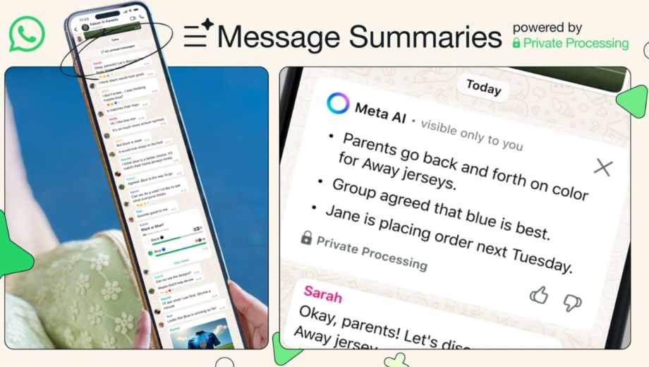WhatsApp resumirá los mensajes en los chats.-