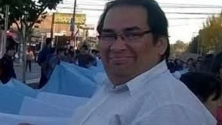 Dolor por la muerte del profesor Sergio Aquino. Foto: gentileza.