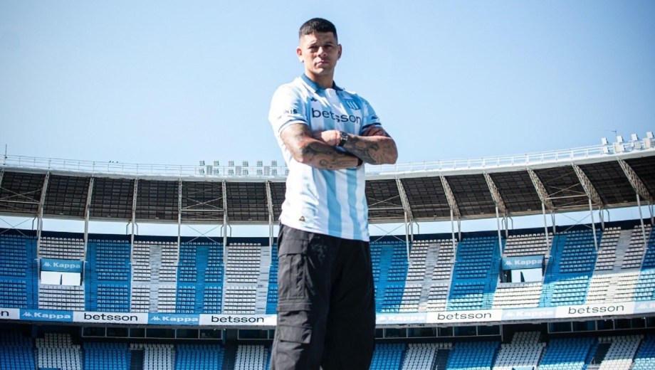 Marcos Rojo es nuevo refuerzo de Racing. Foto: @RacingClub.