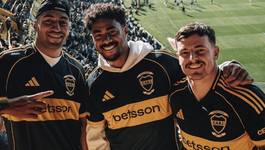 Los All Blacks estuvieron en la Bombonera para ver a Boca. Foto: @AllBlacks.