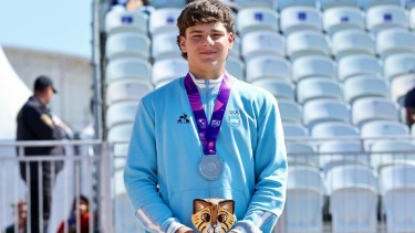 El neuquino Manuel Turone se colgó la medalla de plata en los Juegos Panamericanos Junior