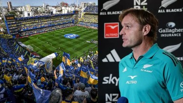 El entrenador de los All Blacks y su asombro con la hinchada de Boca: «No lo podía creer»