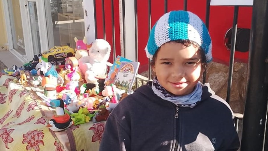 Benicio Rumualdo regaló sus juguetes para otros niños. Foto: Gentileza. 