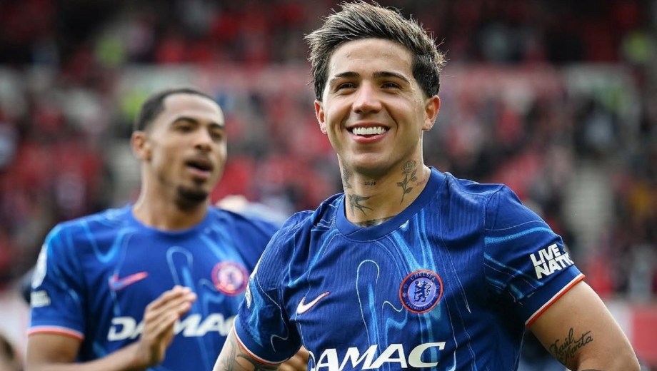 Enzo Fernández le tiró un centro al Merengue en medio de los rumores.