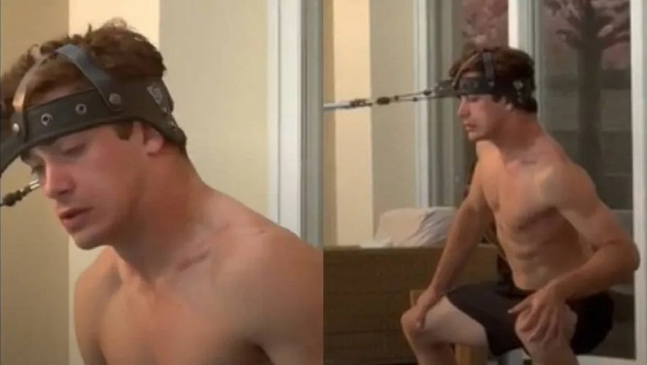 Franco Colapinto mostró su exigente entrenamiento en redes sociales.