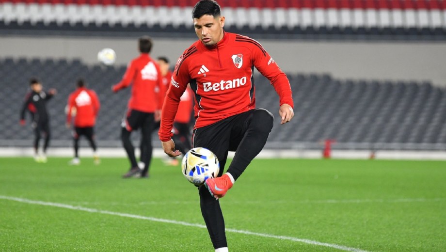 Maximiliano Salas reaparecería en el banco de suplentes. Foto: @RiverPlate.