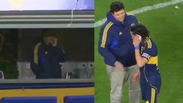 Los detalles inéditos de la llamada de Riquelme a Cavani tras el triunfo de Boca: «Me transmitió su alegría»