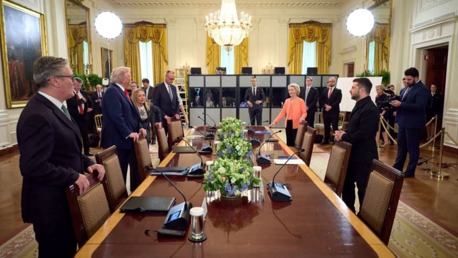 Aliados de Ucrania se reúnen en busca de negociaciones de paz. 