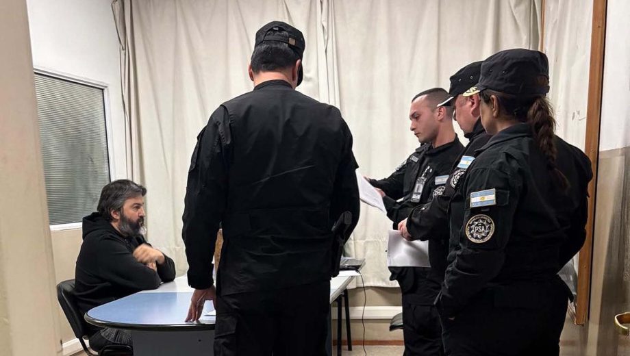Garcia Furfaro detenido. (Ministerio de Seguridad)