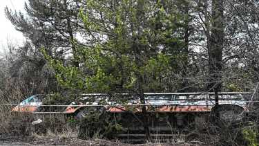Un colectivo volcó en Bariloche en la ruta de acceso al Cerro Catedral: Fiscalía investiga las causas