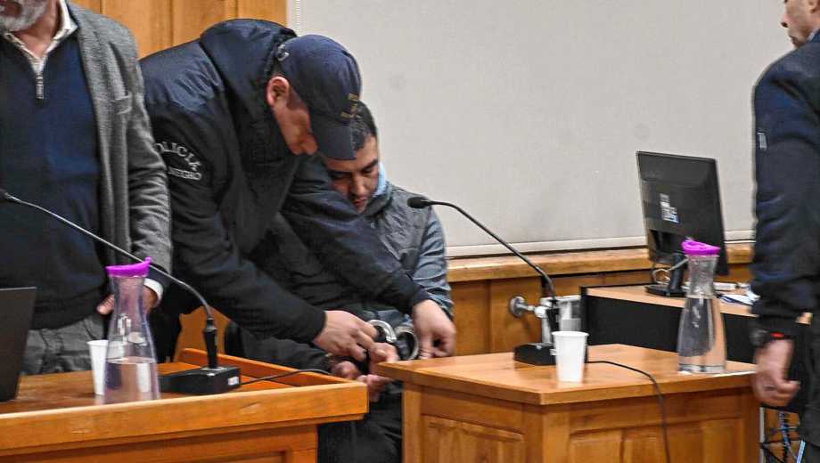El acusado de femicidio continuará detenido en Bariloche. Foto Alfredo Leiva.