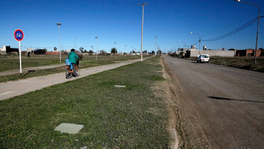 La pavimentación está prevista sobre 370 metros lineales. Foto: Marcelo Ochoa.
