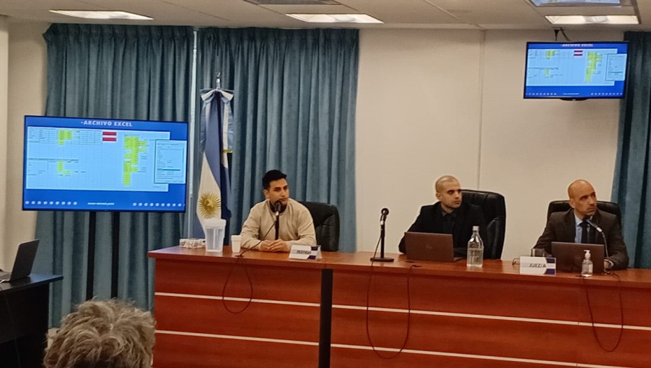 El cabo Hernández, de Delitos Económicos, fue el testigo más relevante de la audiencia del jueves. (Gentileza)