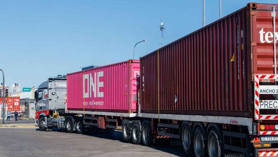 Los camiones solo podían circular en horarios determinados y tramos específicos. Foto: gentileza.