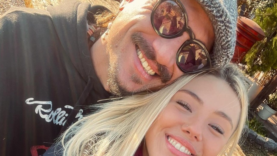 Daniel Osvaldo y su novia