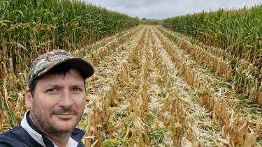 Un productor agrícola de la zona núcleo debutó en Río Negro con 125 quintales de maíz por hectárea