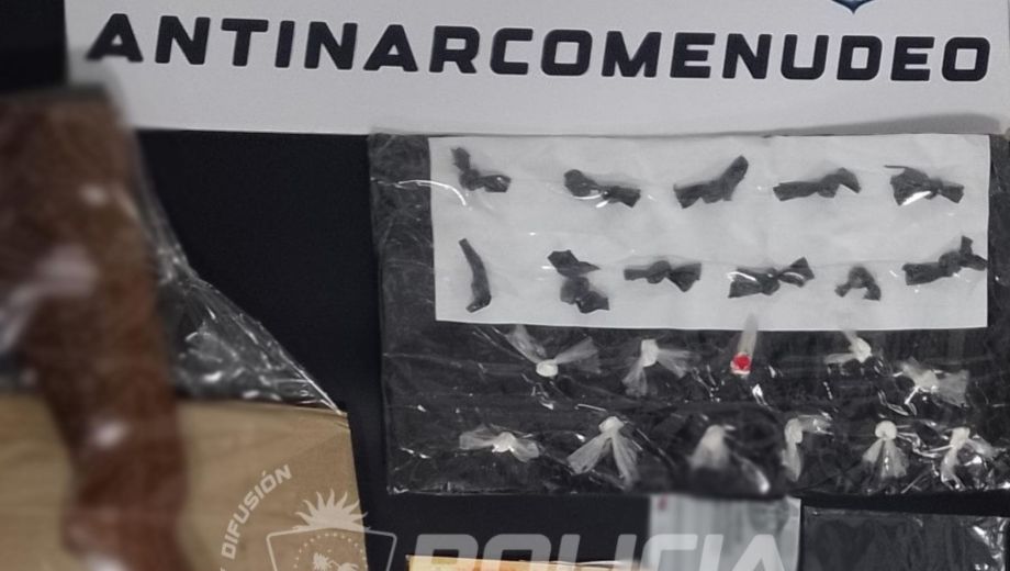 Lo secuestrado por la Policía. Foto: gentileza. 