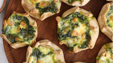 Canastitas de espinaca y queso… ¡deliciosas!