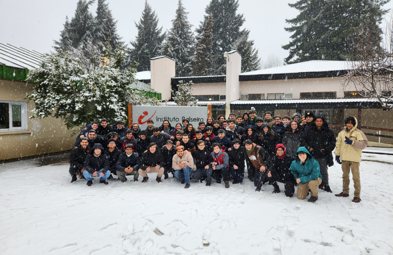 El primer día de cursada de los 57 nuevos estudiantes. Foto: gentileza