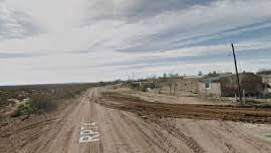 El cuerpo fue localizado a 100 metros de la Ruta 74. Foto: archivo Google Maps. 