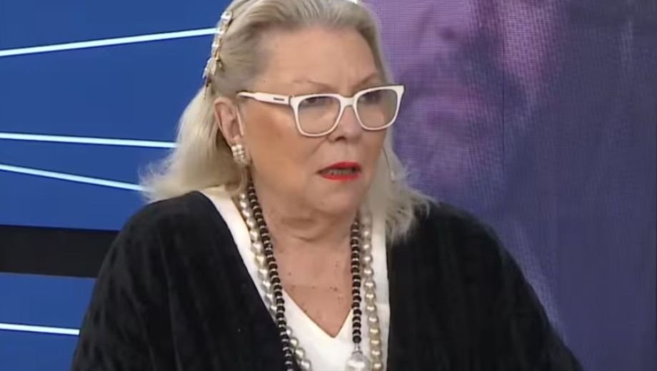La líder de la Coalición Cívica, Elisa "Lilita" Carrió, criticó al Gobierno nacional. Foto: Captura LN+. 