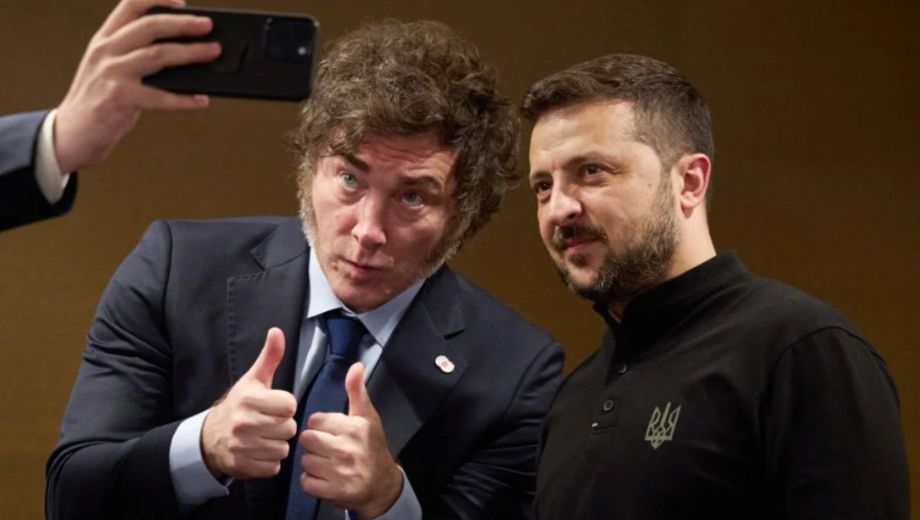 Javier Milei se contactará con el presidente de Ucrania. Foto: Gentileza NA. 