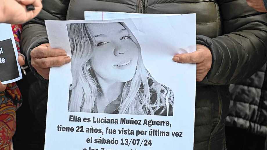 Luciana Muñoz desapareció el 13 de julio del 2024 en Neuquén.
