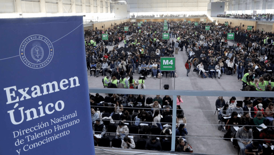 El Ministerio de Salud implementó un operativo especial para garantizar la transparencia del nuevo examen. Gentileza Ministerio de Salud. 