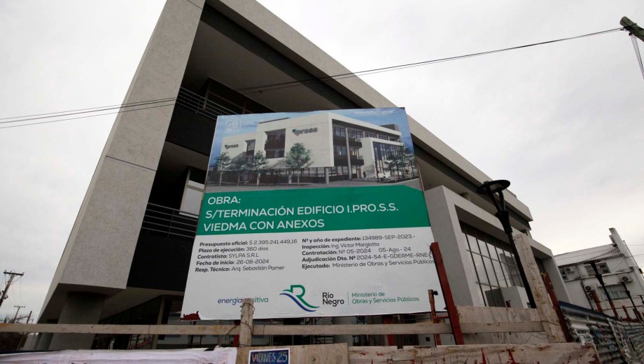 El nuevo edificio del Ipross terminó de agotar el fondo del Plan Castello. Está próximo a inaugurarse. Foto: Marcelo Ochoa