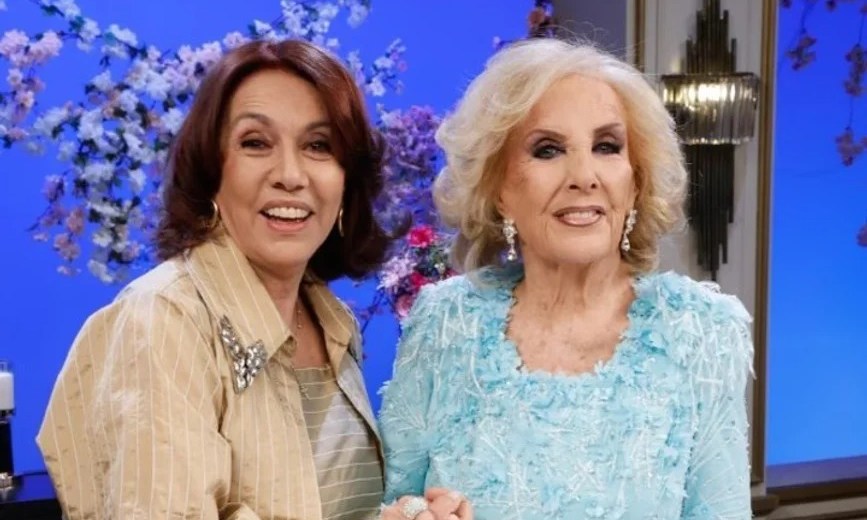 Nora Cárpena y Mirtha Legrand