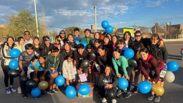 Patín carrera: Franco Carrasco tuvo su recibimiento Mundial en Gregorio Álvarez