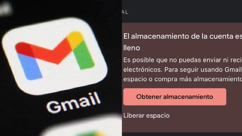 Almacenamiento de Gmail.