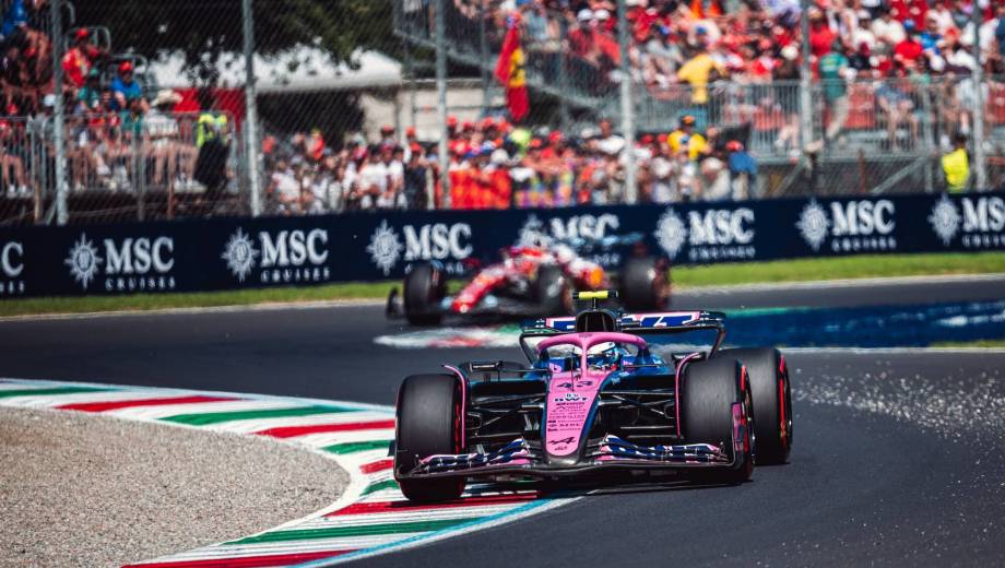Franco Colapinto corre en el Gran Premio de Monza de la Fórmula 1. (Foto: Prensa Alpine)