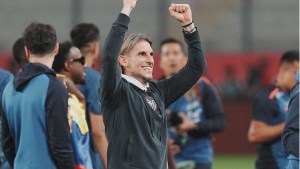 La picante frase de Beccacece en la previa del partido contra Argentina por las eliminatorias