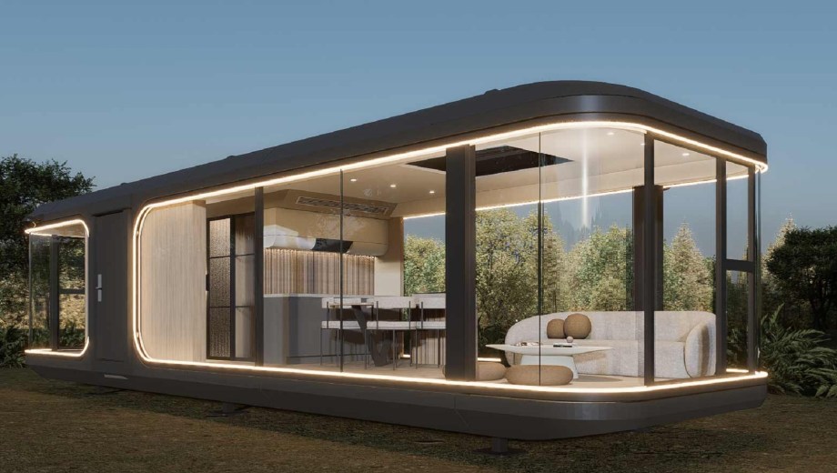 Casas cápsula en Argentina. 