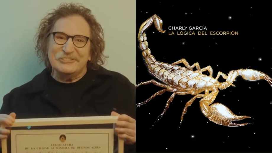 Charly García fue reconocido por su último álbum "La lógica del escorpión".-