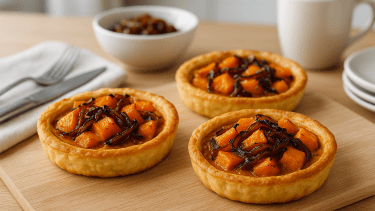 Tarta de calabaza y cebolla caramelizada: la receta fácil y saludable que arrasa en TikTok