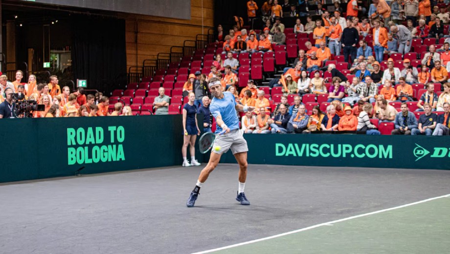 Etcheverry ganó el primer punto de la serie para Argentina.